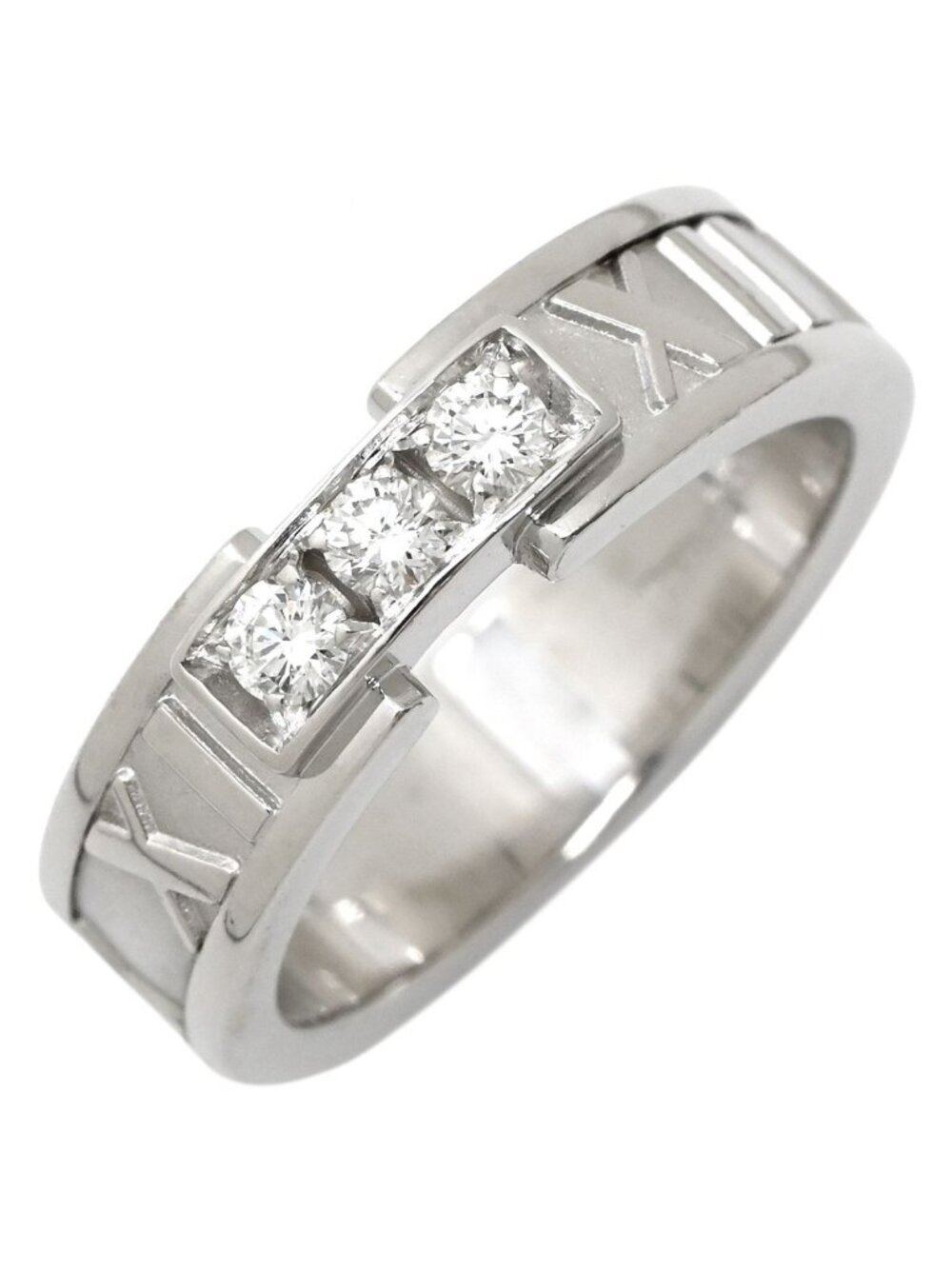 Tiffany & Co Ring Atlas Diamond White Gold
